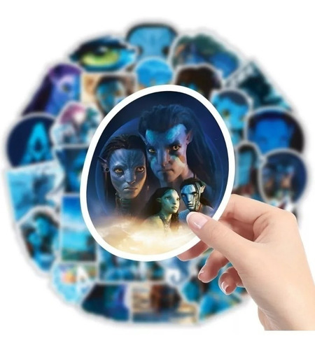 Imagen 3 de 4 de Avatar - Set De 50 Stickers / Calcomanías / Pegatinas