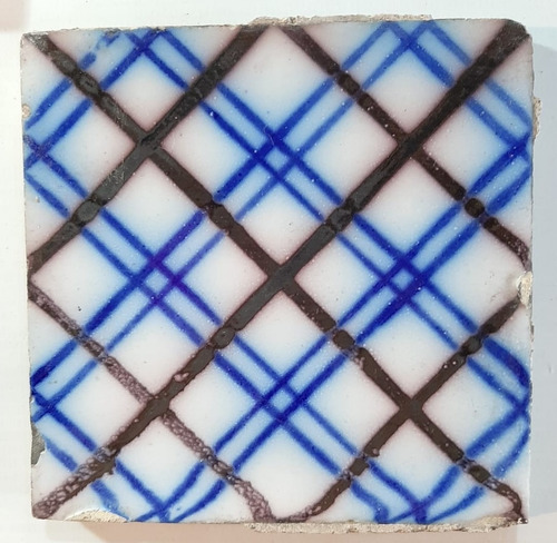 Imagen 2 de 6 de Antiguo Azulejo Pas De Calais 7692