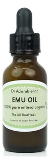 Dr Adorable Australian Emu Oil Triplo Refinado Orgânico 100%