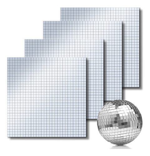 Pp Opount 3600 Azulejos De Mosaico De Cristal Real, 0.197 X