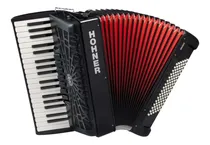 Comprar Acordeón A Piano Hohner Bravo Iii 96 Bajos Negro Con Funda.
