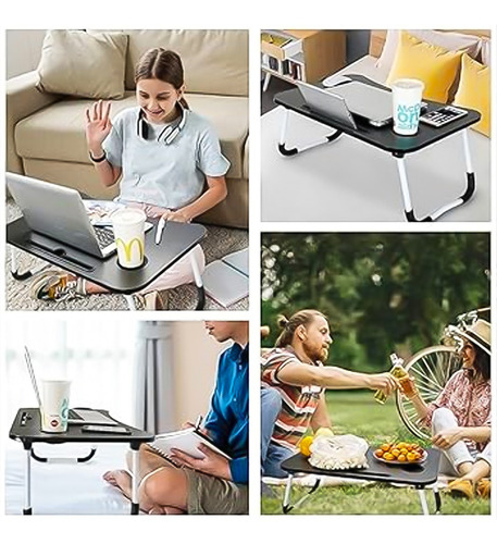 Mesa Plegable Para Cama Y Notebook Multifuncional