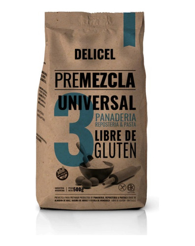 Premezcla Universal Sin Tacc - Delicel - 500 Gr