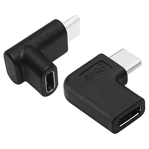 Adaptador De Ángulo Usb C Para Computadoras Portátiles Unive