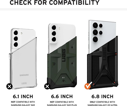 Imagen 2 de 10 de Uag Monarch Carcasa Premium Reforzada Samsung S22 Ultra