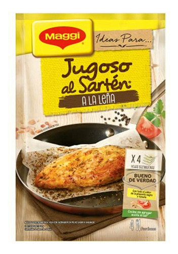 Hoja Sazonadora Maggi Jugoso Al Sartén A La Leña 25g