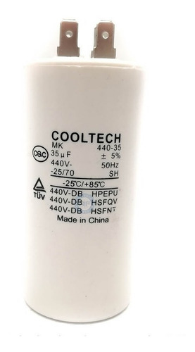 Capacitor Aire Acondicionado 35 Mf - 450v 12000 Btu