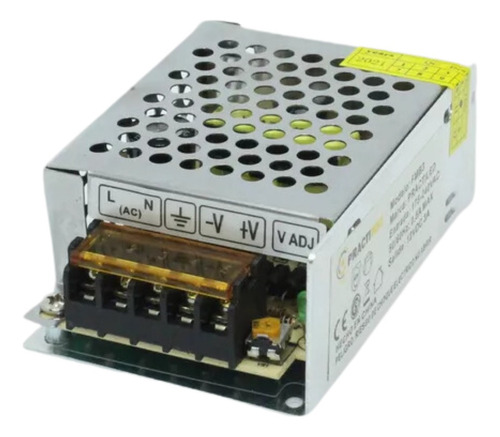 Fuente De Alimentación Metálica 12v 20a Tiras Led Power Saez