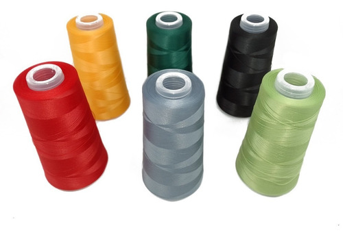Hilo Poliester Texturizado P/overlock Cono 130gr Vahe X 1uni Color 90 Marron Oscuro