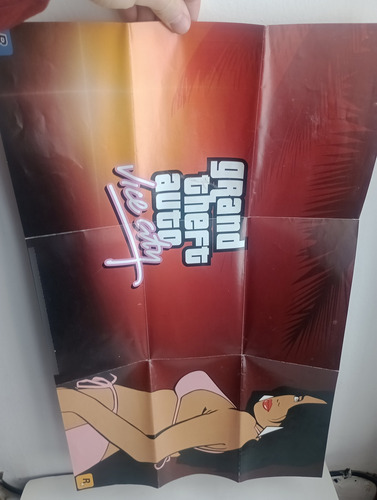 ** Gta Vice City 100% Con Poster ** Original Ps2 Cib (Usado)
