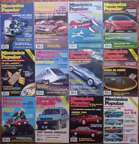 Mecánica Popular Año 1993 / Revistas Año Completo 