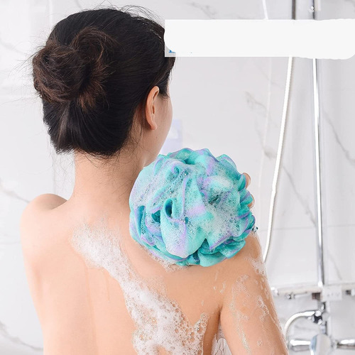 Paquete De 4 Esponjas De Baño Exfoliantes Corporales