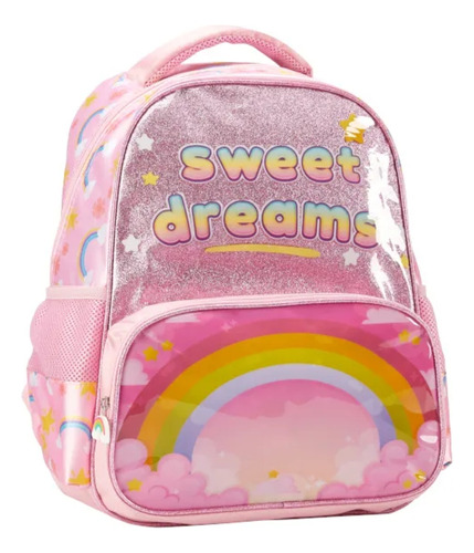 Mochila De Costas Escolar Sweet Dreams Rosa - Isibras