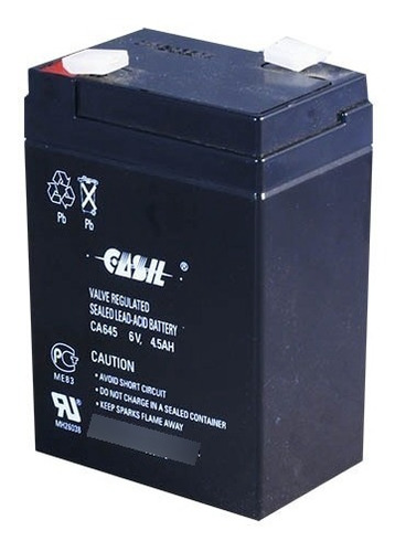 Baterias Casil 6v 4,5 A Para Lamparas De Emergencia