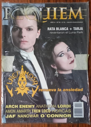 Revista Requiem 18 Nueva Sellada. Lacrimosa R. Blanca Tarja