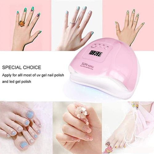 Lámpara De Uñas De Gel Uv,80w Secador De Uñas Led Luz Uv Par