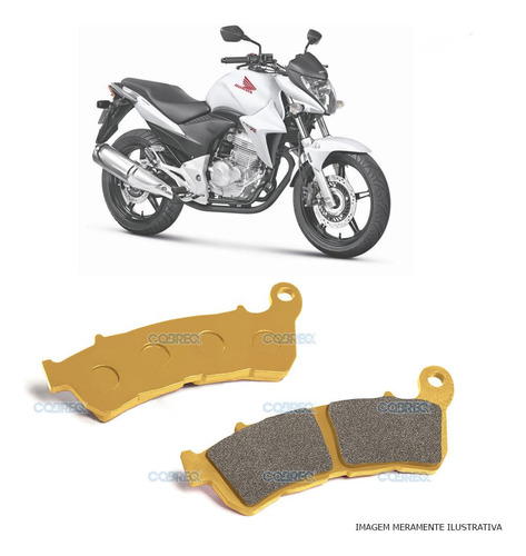 Pastilha Traseira Ceramica Cobreq Honda Cb 300r 2010-