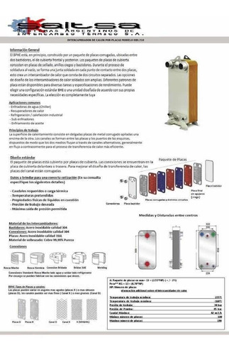 Intercambiador De Calor A Placas Evaporador 60hp (hbl210x72)