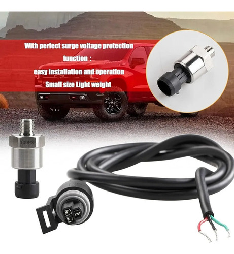 . Transductor Presión Sensor Emisor Acero Inoxidable (200