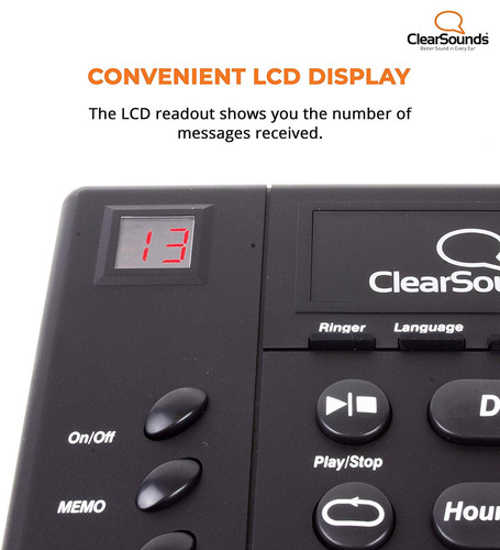 Clearsounds Amplified Contestadora Digital (ans3000)
