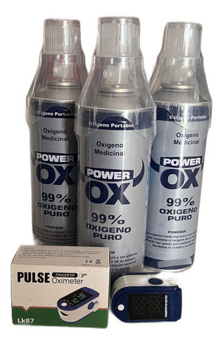 Oferta  3 Unidades Oxigenos + Pulsometro