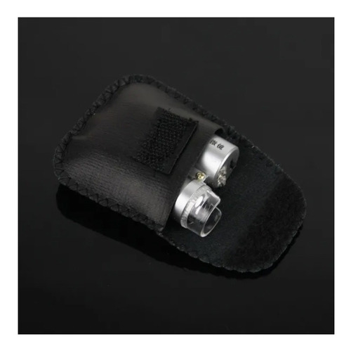 Imagen 8 de 9 de Mini Microscopio Bolsillo 60x Con Luz Led Y Uv Billetes