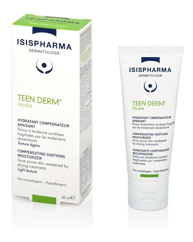 Isispharma Teen Derm Hydra 40ml Textura Ligera Acne