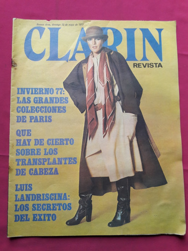 Revista Clarin 15 Mayo 1977 L. Landriscina - Ritos Desierto