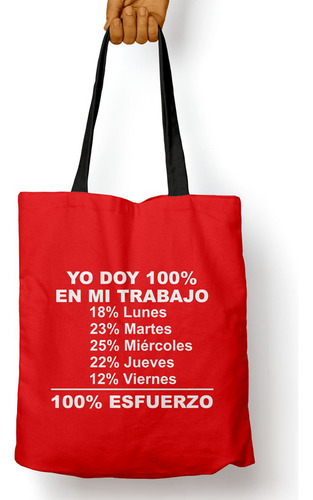 Bolso Yo Doy 100% En El Trabajo (d0858 Boleto.store)