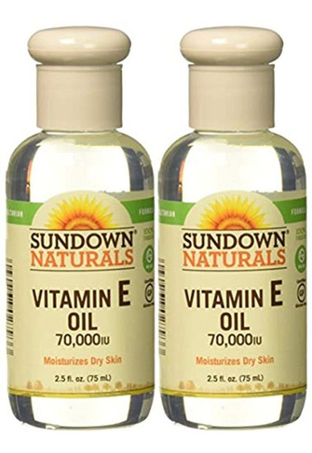 Aceite De Vitamina E De Sundown Naturals 70.000 Ui  2,5 Oz,