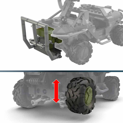 Mega Construx Halo, Warthog Del Fleetcom 462 Halo