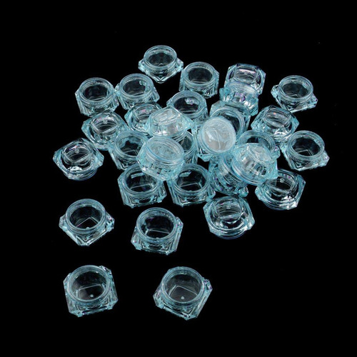 30pcs 5g Travel Container Crema Loción Tarros De Plástico