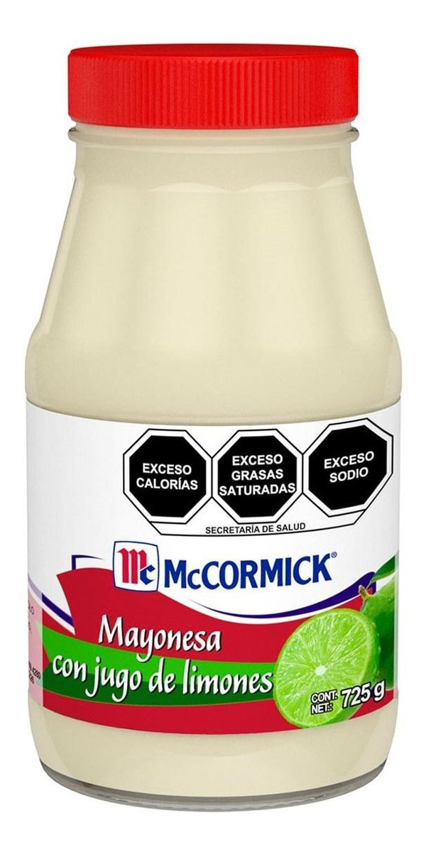 Mayonesa Mccormick Con Jugo De Limón 725g