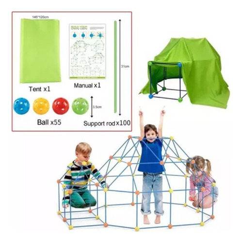 . Kit De Construcción De Fortalezas Y Castillos For Niños