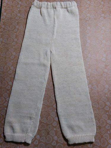 Pantalón De Lana Niños, Niñas. Talle 2 A 4 Años. 