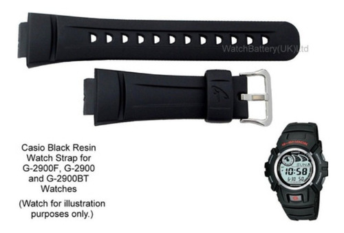 Correas Originales Casio® G Shock Modelo G-2900 Nuevas