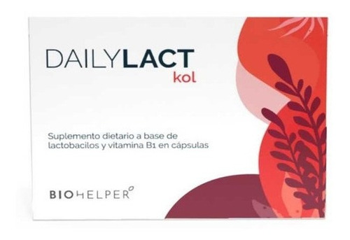 Dailylact Kol Lactobacilos Vitaminas B1 30 Capsulas