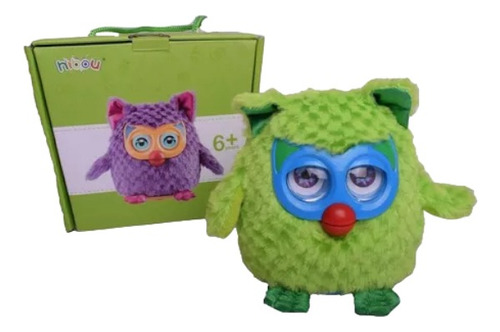 Mascota Hibou Interactiva Buho Colorido Con Sonido 327