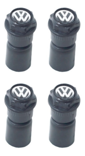 Imagem 5 de 7 de 1 Capa Válvula 414 Volkswagen Preto Tampa Bico Antifurto Vw