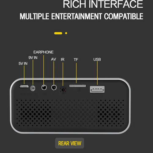 Mini Proyector Portátil Full Hd Smart Android 4k Tv Portátil