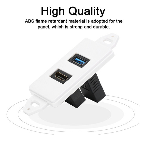 Nuevo Panel De Pared Multimedia Integrado Hdmi Usb3.0 Dos