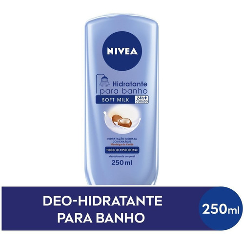 Hidratante Para Banho Soft Milk 250ml Nivea