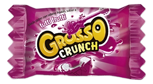 Chicle Grosso Crunch Tutti Fritti 200g 40 Uni