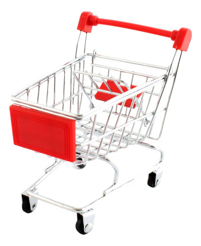Mini Carro De Compras Carro De Juguete De Color Rojo