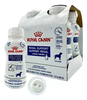 Royal Canin Renal Support Liquido 4 Frascos De 237 Ml Perros