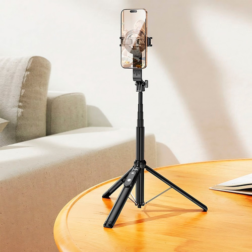 Trípode Soporte Selfie Stick Hoco K25 Bluetooth Magnetico