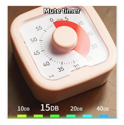 Temporizador Visual De 60 Minutos Para Niños Y Adultos, De