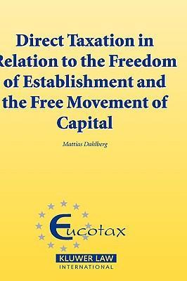 Libro Direct Taxation In Relation To The Freedom Of Estab...