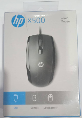 Mouse Con Cable Hp X500 Original Qqp.