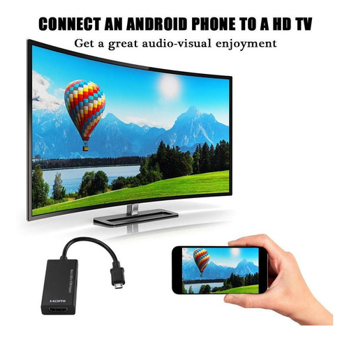 Para Android Teléfono Celular Samsung Hdmi 1080p Hd Tv A Hdm